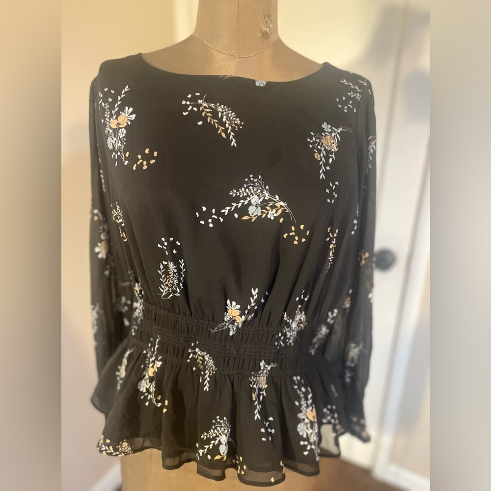 Beautiful Ann Taylor Peplum Blouse